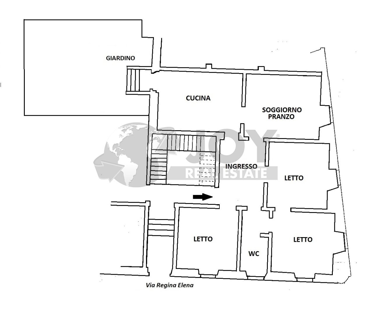 Planimetria Via Sardegna.jpg - Casa semi indipendente Via San Lazzaro 49, Lecce - planimetria 1