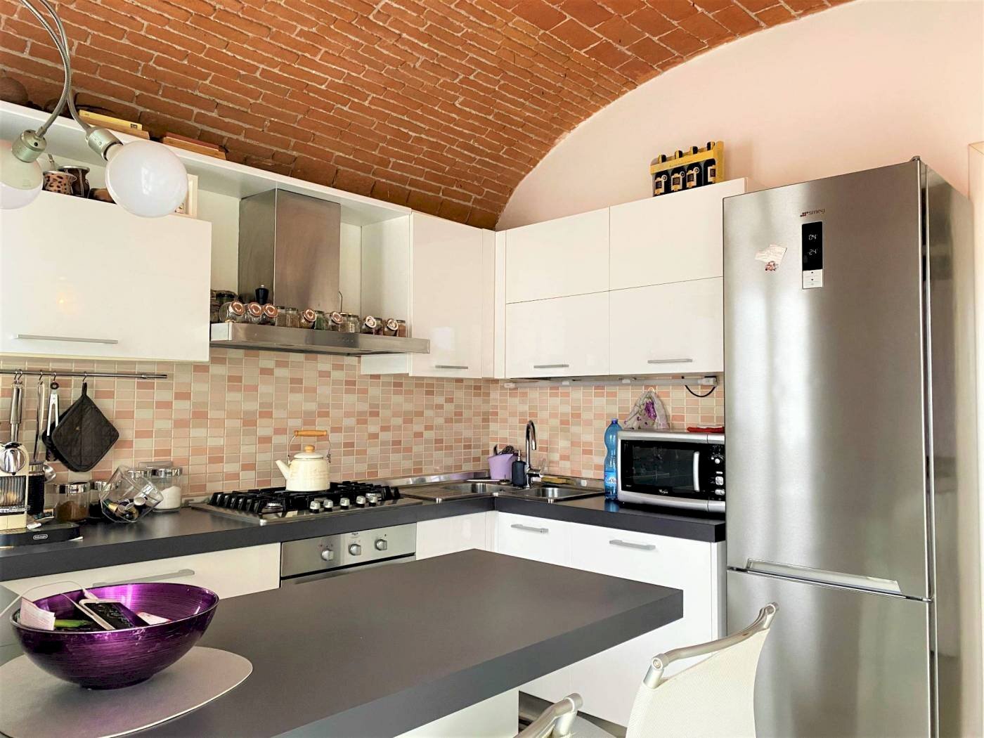 Cucina - Four-room apartment via Sant'Isidoro, 39/C, Romano Canavese - photo 2