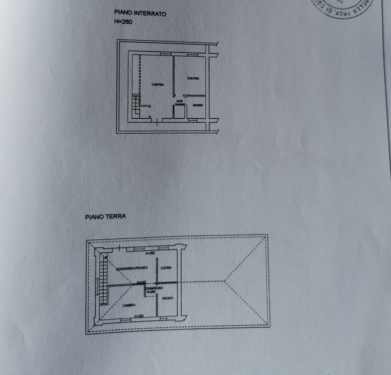 Four-room apartment VIA SERRAGNOLI, Bologna (neighborhood Le Roveri) - floor plans 1