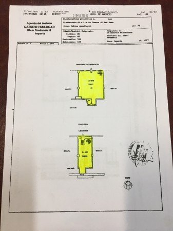 Negozio corso Felice Cavallotti, 84, Sanremo - planimetria 1