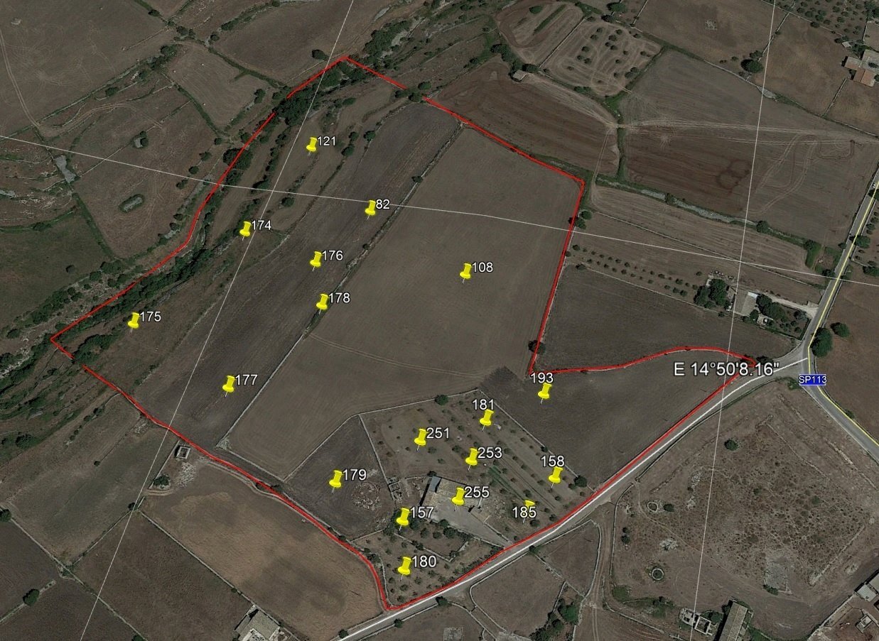 STRALCIO PARTICELLE MAPS.jpg - Casale Strada Provinciale 113 100, Modica - foto 2