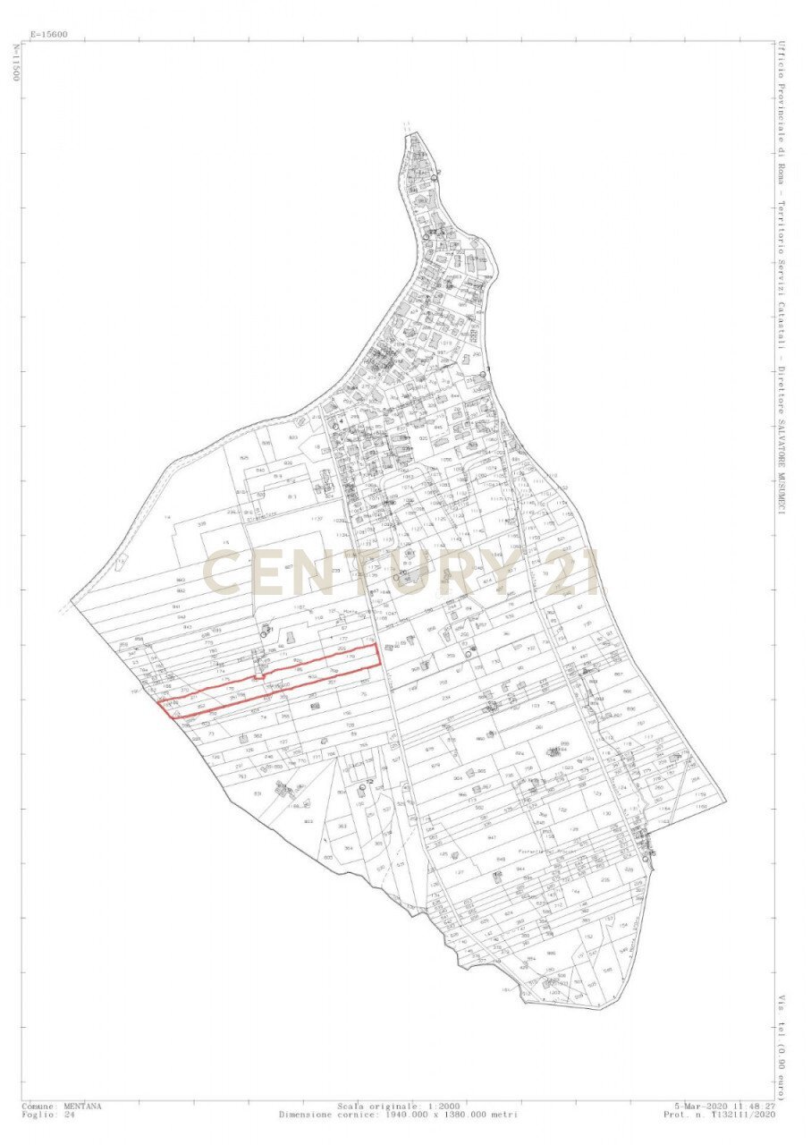 12.jpg - Terreno agricolo Via del Romitorio 71, Mentana - planimetria 1