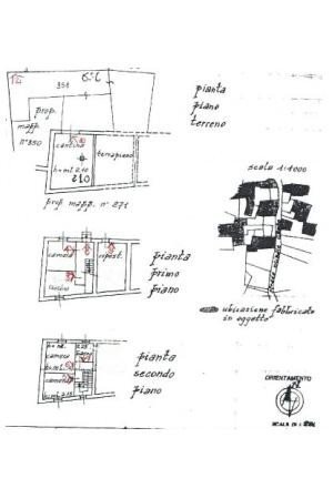 Villa Regione Lunassi, Fabbrica Curone - planimetria 1
