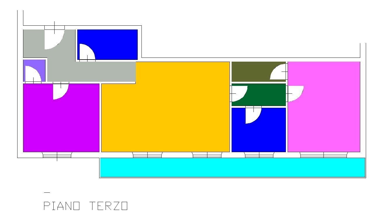 Trilocale via Galileo Galilei, Gallarate - planimetria 1