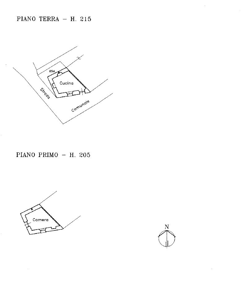 Rustico Borgata Bout, Pomaretto - planimetria 1