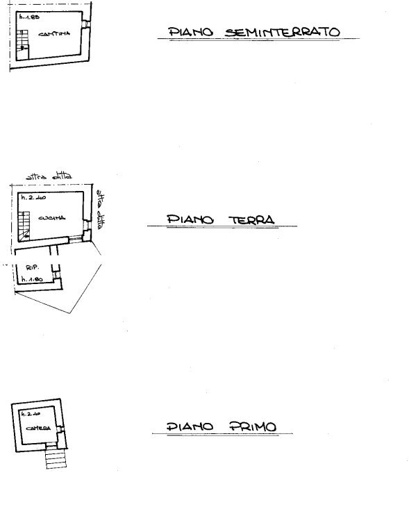 Rustic Borgata Marchetti, Snc, Paesana - floor plans 1