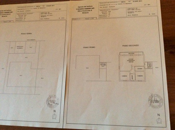 Attic Manerbio - floor plans 1