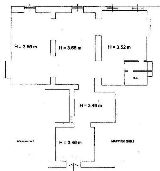 planimetria cat.-page-001.jpg - Locale Commerciale Via Pietro Cristofoli 27R, Genova - planimetria 1