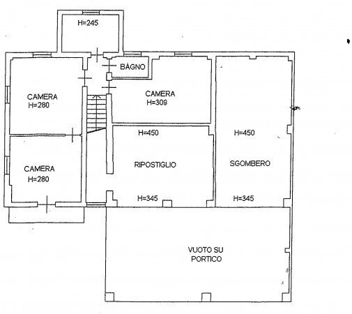Casa indipendente via Sant'Anna, 13, Mondovì - planimetria 1