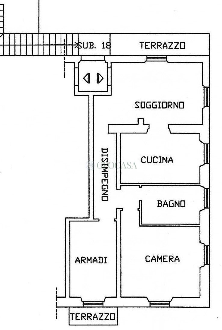 Pianta P1 sub.11.jpg - Quadrilocale Sarzana - planimetria 1