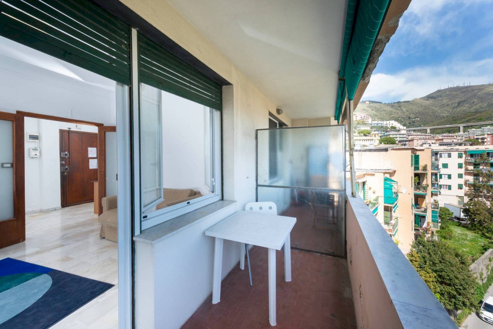 Balcone - Appartamento via Simone Schiaffino, 16, Genova (zona Quarto) - foto 3