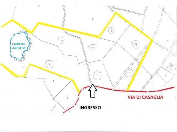 Terreno agricolo via di Casaglia, Bologna (zona Colli) - planimetria 1