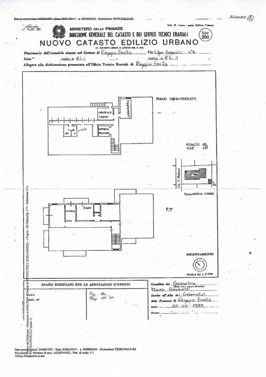 Apartment Reggio nell'Emilia - floor plans 1