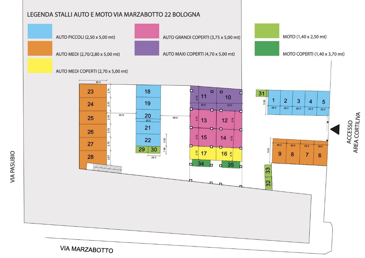 Posto Auto Bologna - planimetria 1