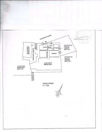 Trilocale Frazione Cerian, 2, Antey-Saint-Andrè - planimetria 1