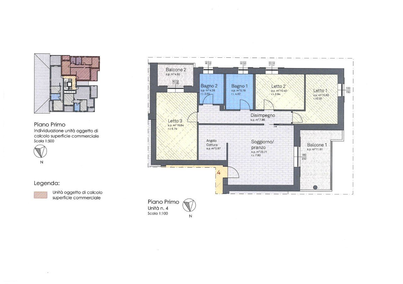 Apartment Nonantola - floor plans 1