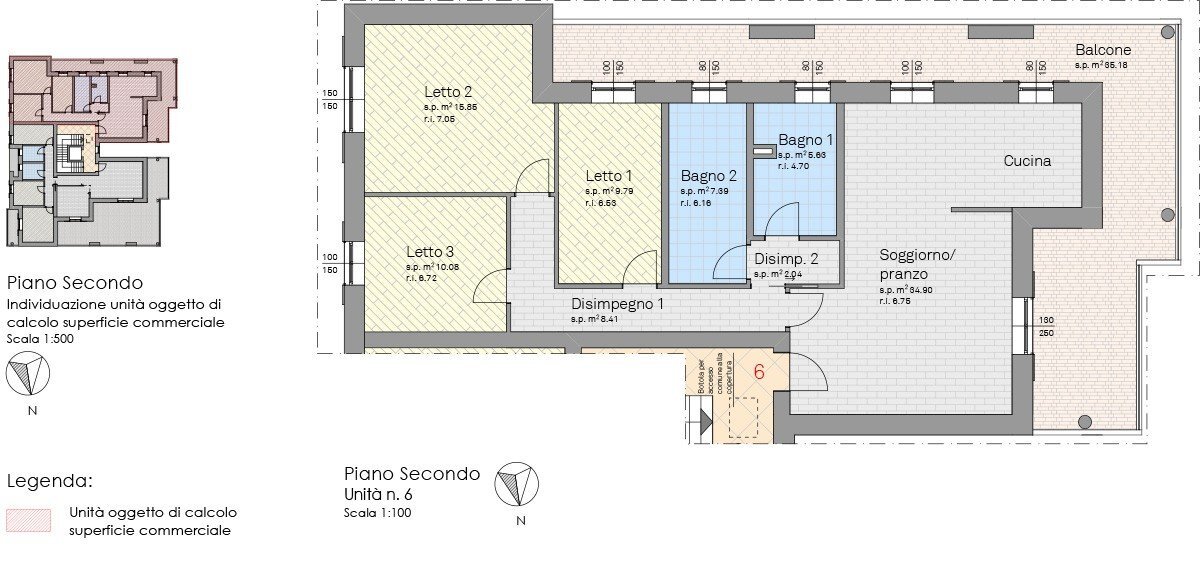 Attico Nonantola - planimetria 1