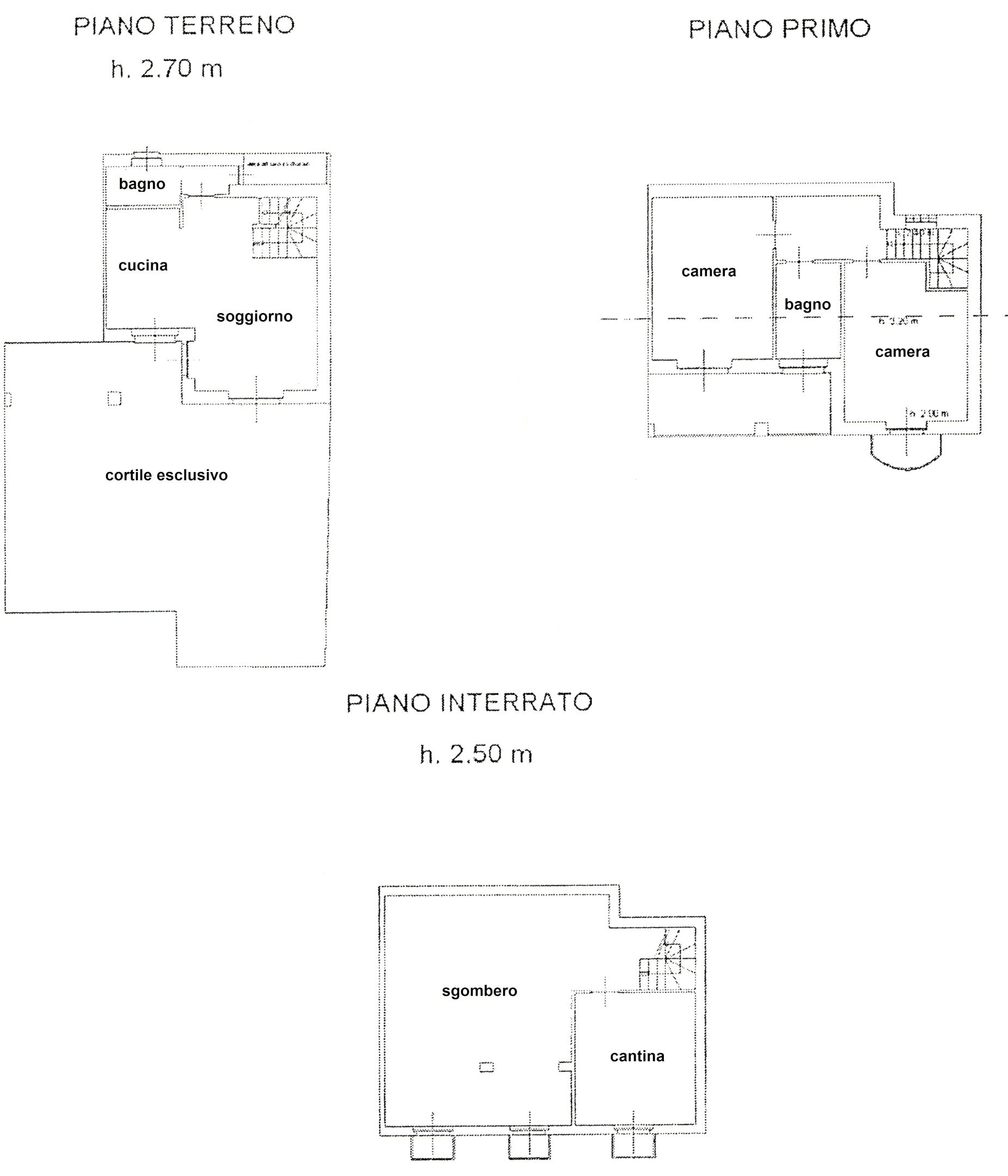 Villa a Schiera via Roma, Torrazza Piemonte - planimetria 1