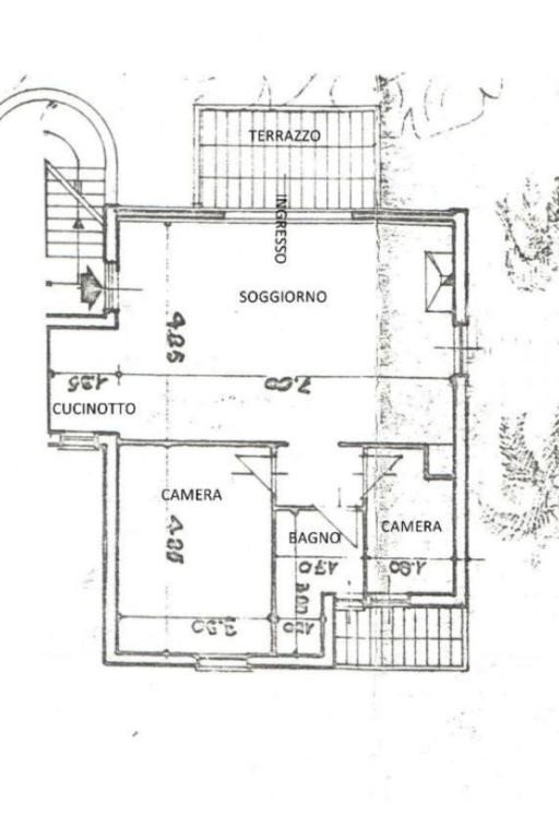 Trilocale Castrignano del Capo - planimetria 1