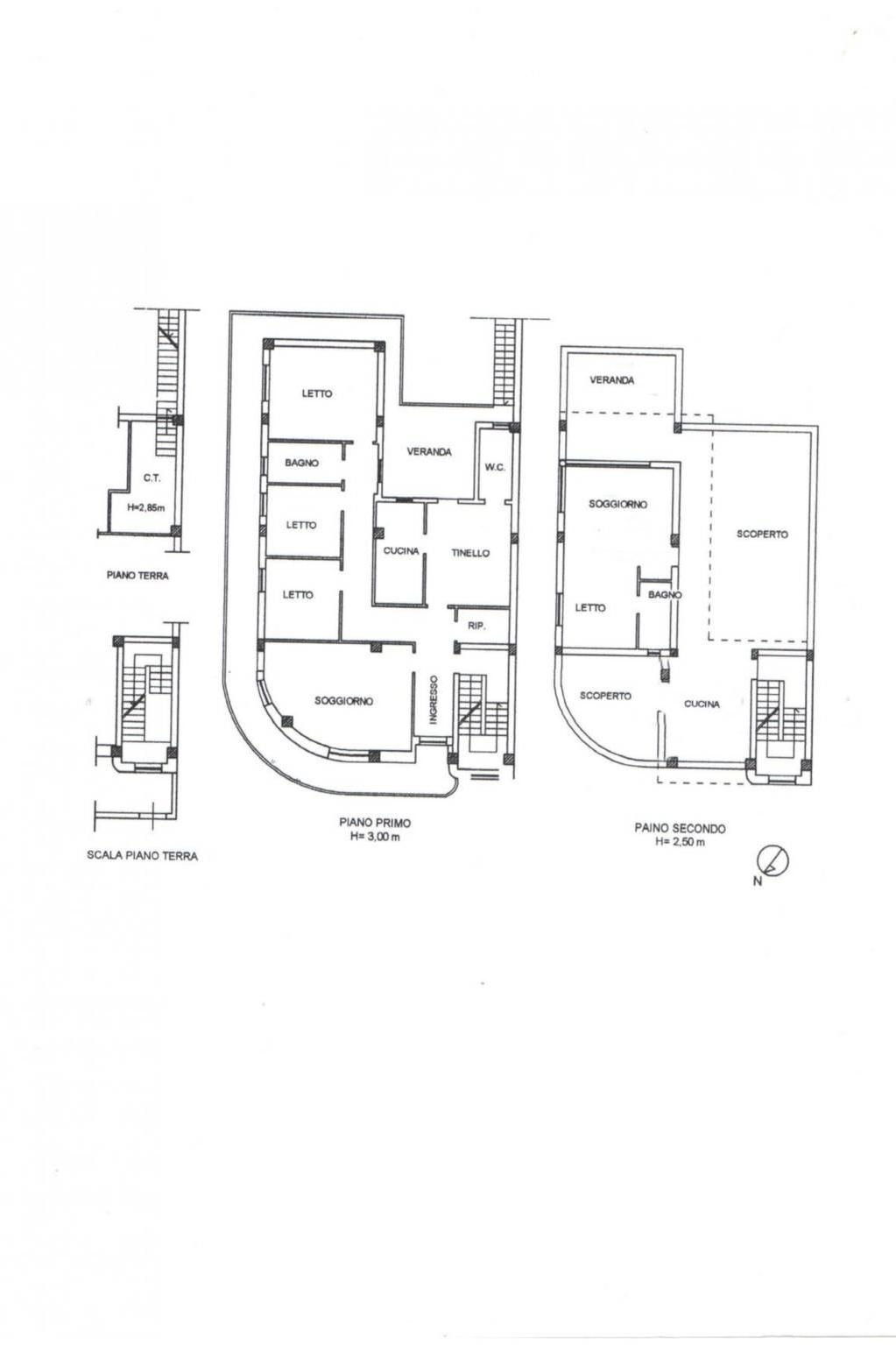 Casa indipendente via Giuseppe Verdi, Gagliano del Capo - planimetria 1