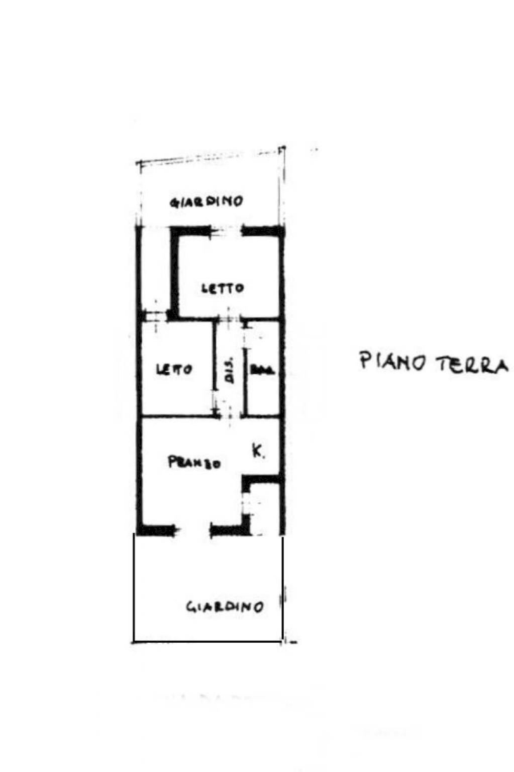 Casa indipendente Morciano di Leuca - planimetria 1