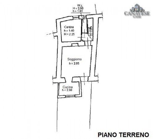 Casa indipendente strada per Cuorgnè, 16, Castellamonte - planimetria 1