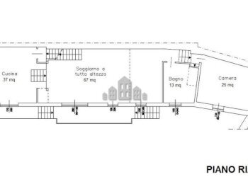 Planimetria - Casa indipendente via Massimo D'Azeglio, 4, Vistrorio - foto 34