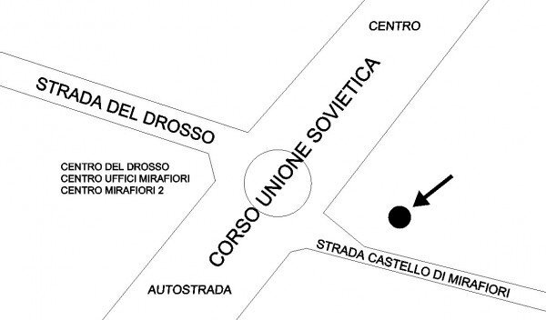 Box strada Castello di Mirafiori 3, Torino - planimetria 1