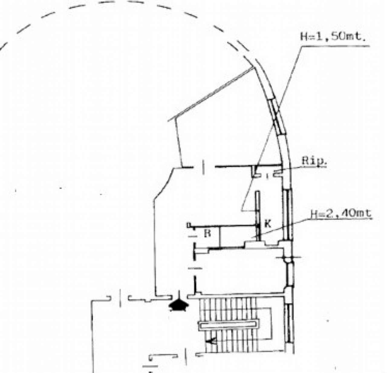 APPARTAMENTO AFFITTO ARREDATO GENOVA CENTRO QUADRI - Three-room apartment via ROCCATAGLIATA CECCARDI, Genova - floor plans 1