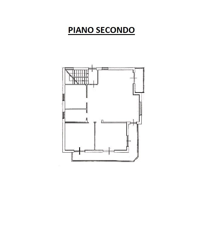 Appartamento via della Fortezza, 1, Fenestrelle - planimetria 1