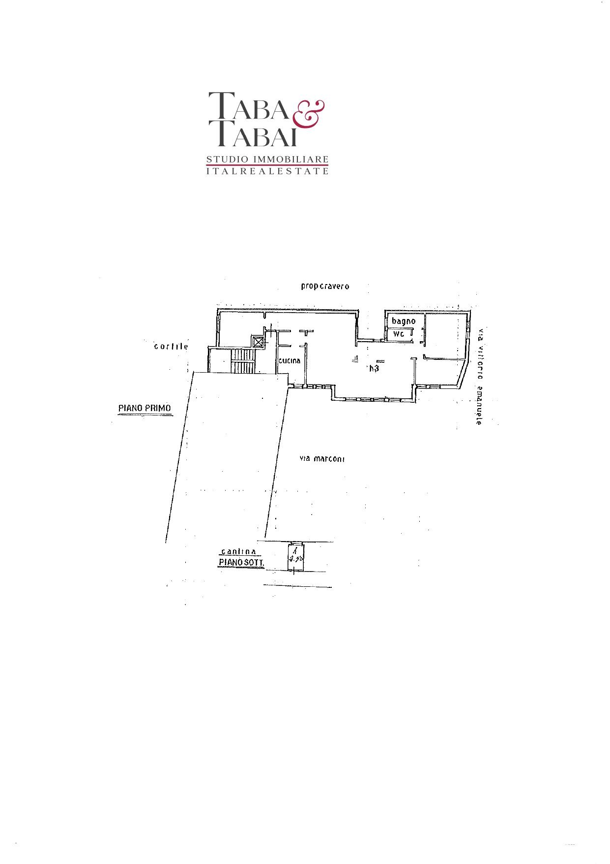 Office Via Guglielmo Marconi, 89, Bra - floor plans 1