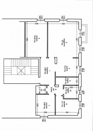 Trilocale via Ausonia, Genova - planimetria 1