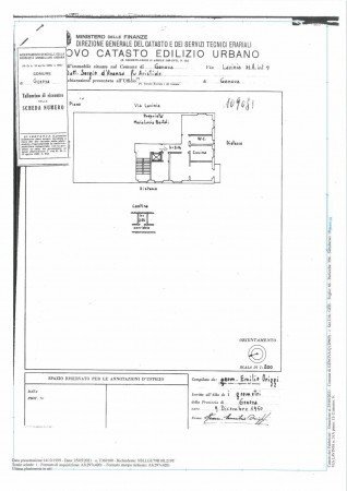 Apartment via Lavinia, 31A, Genova - floor plans 1