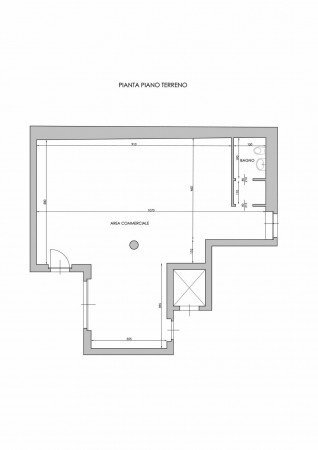 Shop vicolo della Madonnetta, Chieri - floor plans 1