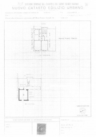 Trilocale via Raffaele Cadorna 33, Torino (zona Santa Rita) - planimetria 1