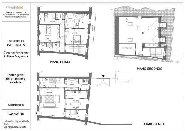 Casa indipendente Bene Vagienna - planimetria 1