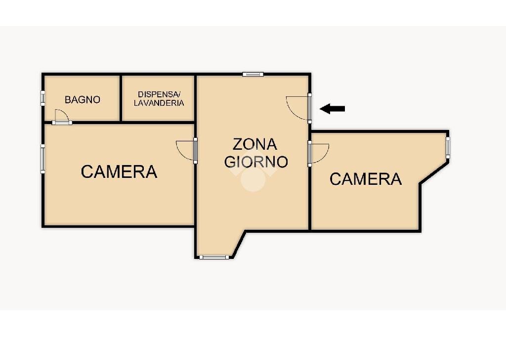 Three-room apartment Via Michelino Pippo, Stella - floor plans 1