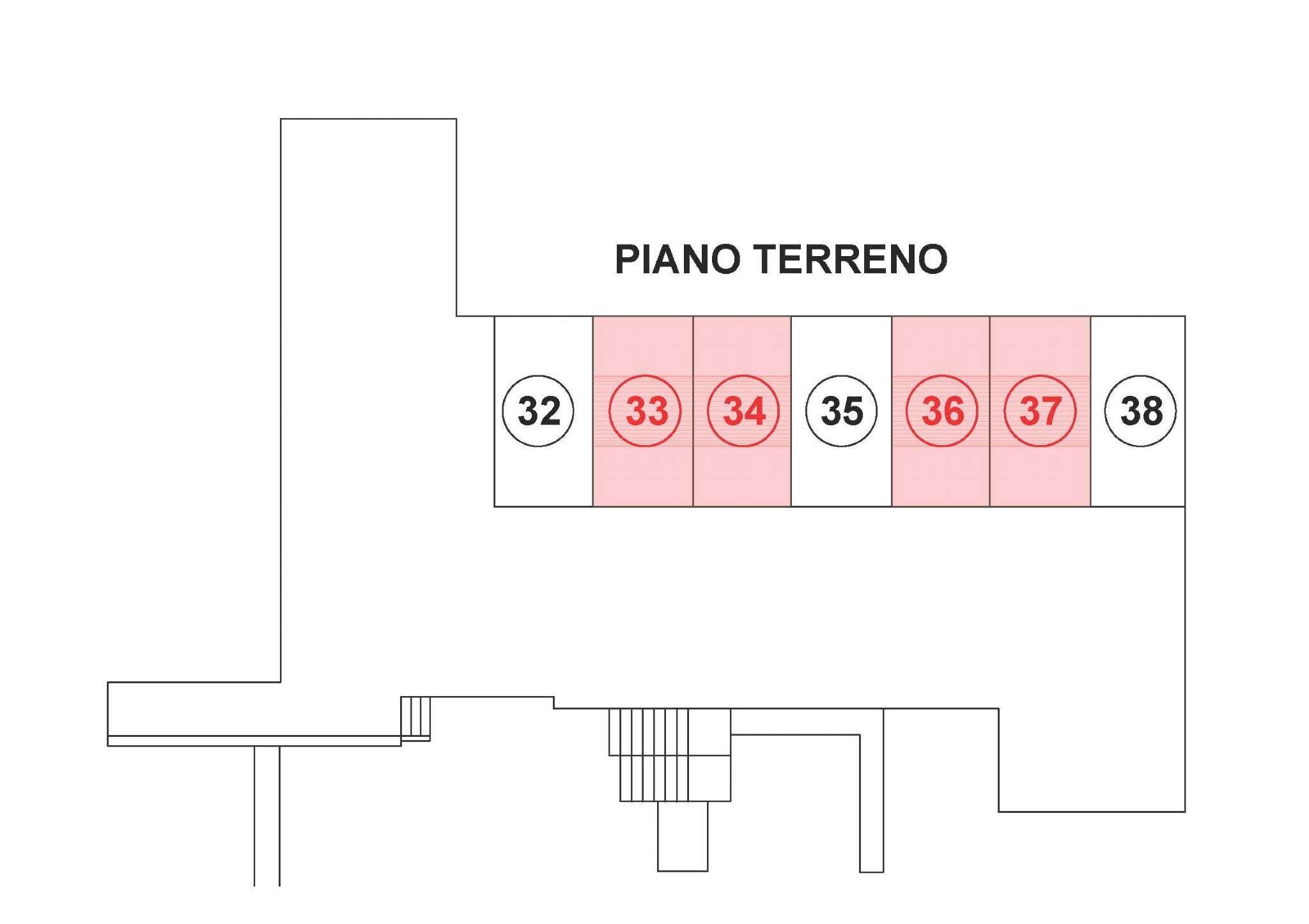PIANTA PROVVISORIA - Posto Auto strada comunale Strada comunale di Mirafiori, 35/41, Torino - planimetria 1