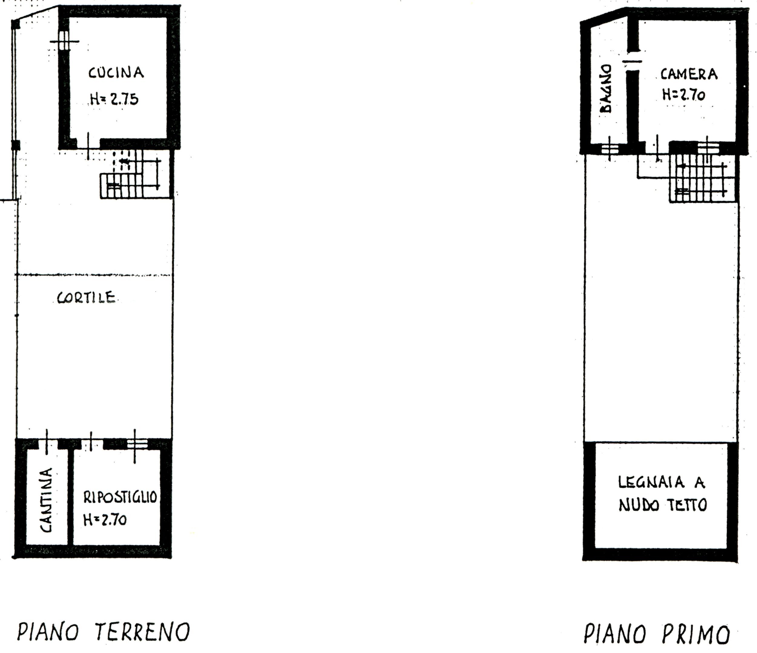 Casa indipendente via Cairoli, 67, Fontanetto Po - planimetria 1