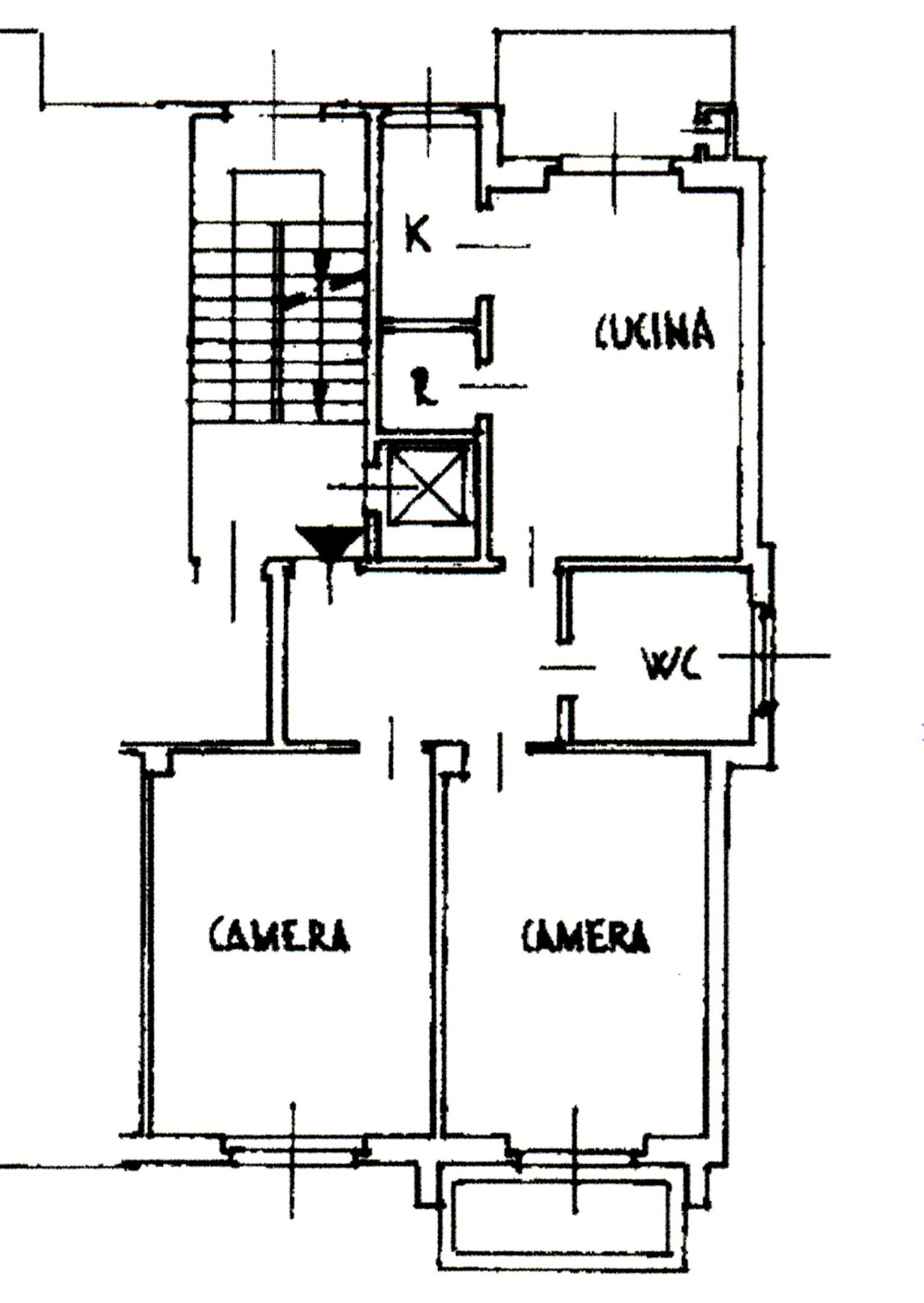 Trilocale corso Leone Giordano, 11, Livorno Ferraris - planimetria 1