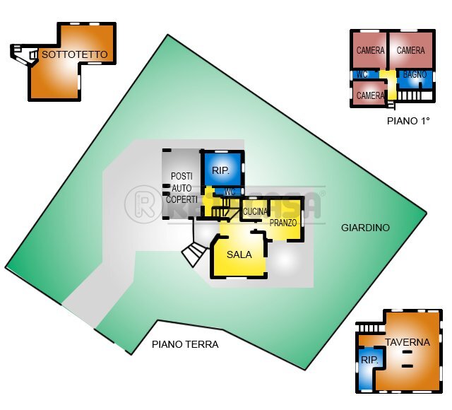 PLANIRETE F45 - Villa Via dell'Archellino 500, Massarosa - planimetria 1