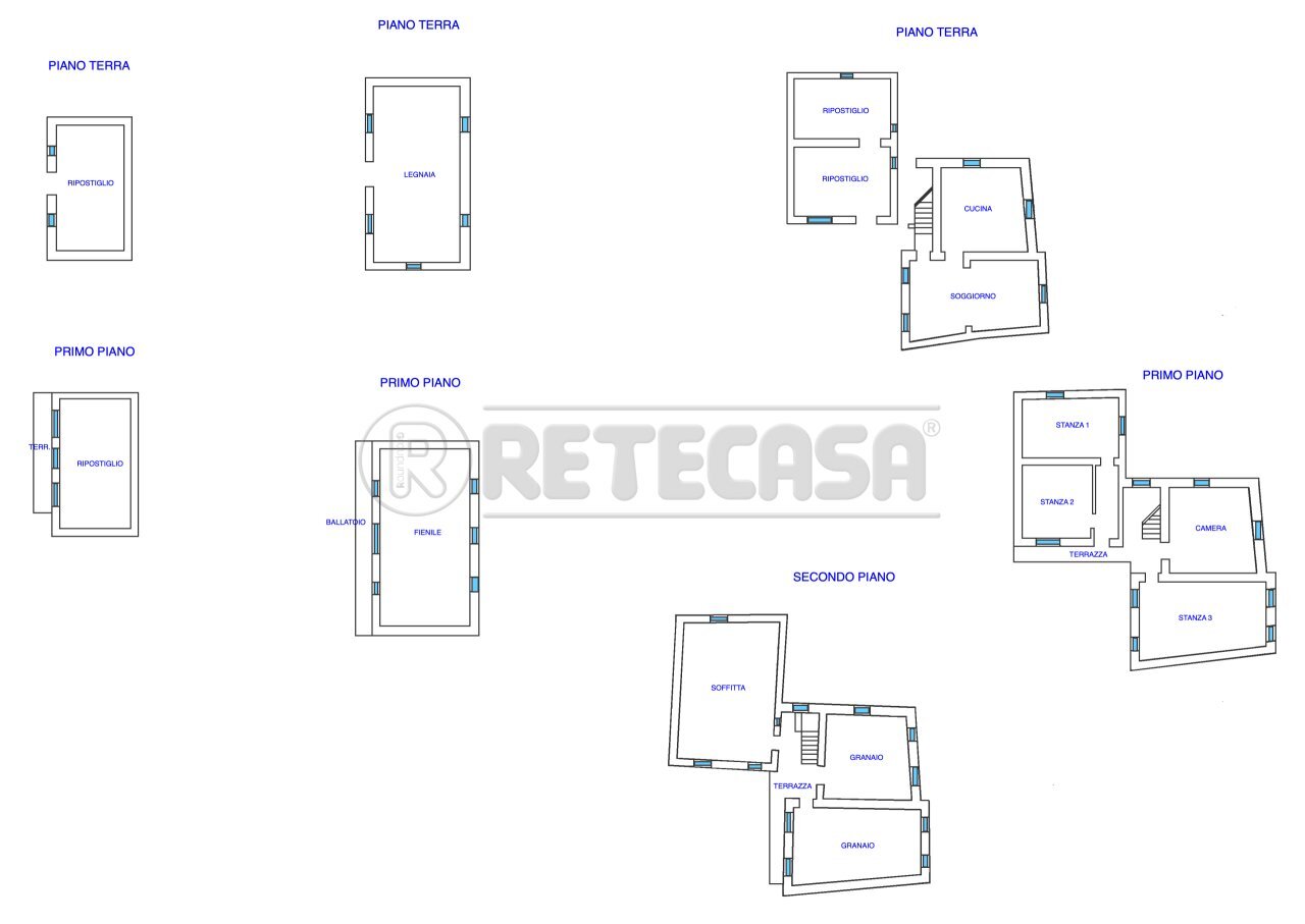 PLANIMETRIA - Rustico Via Spignon 3, Pulfero - planimetria 1