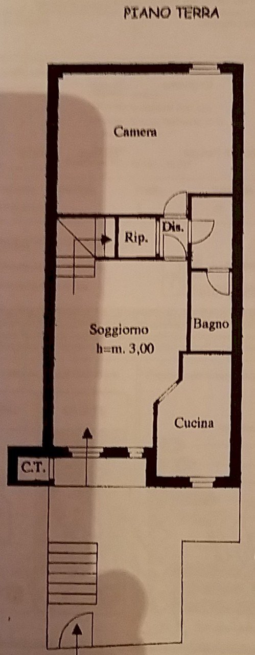 PLA P.T..jpg - Porzione di casa Via Anghiari  77, Castiglione del Lago - planimetria 1