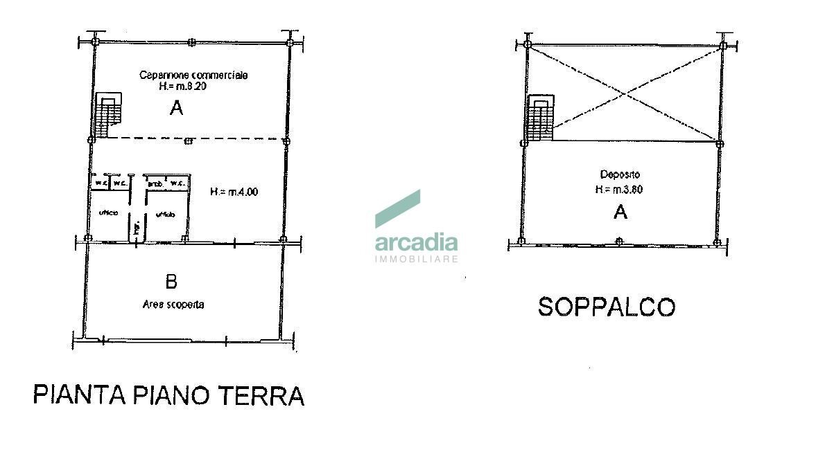 Pianta.JPG - Locale Commerciale Strada Provinciale Modugno-Bari 83, Modugno - planimetria 1