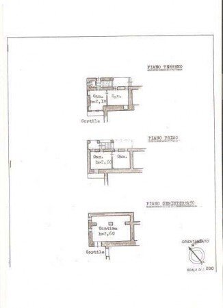 Rustic Frazione Mellea, Murazzano - floor plans 1