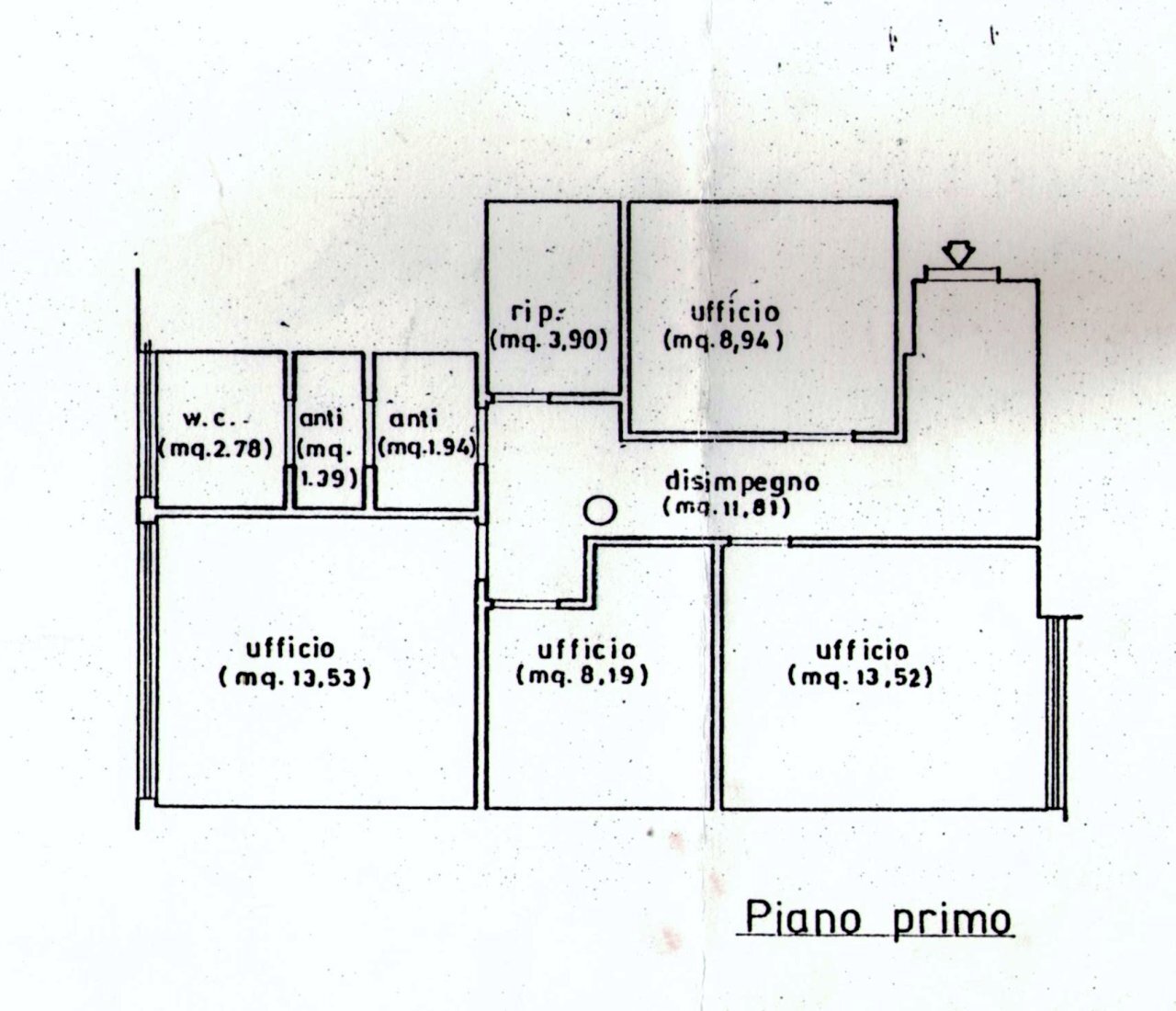 PLANIMETRIA UFFICI.jpeg - Office Viale G. Puccini 326, Lucca - floor plans 1