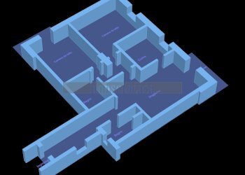 PLANIMETRIA 3D - Attico Via Luigi Catanelli 100, Perugia - foto 20