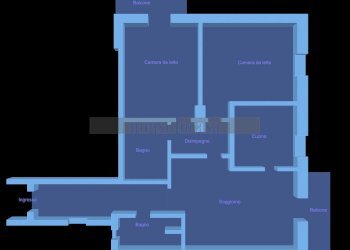 PLANIMETRIA 3D - Attico Via Luigi Catanelli 100, Perugia - foto 22