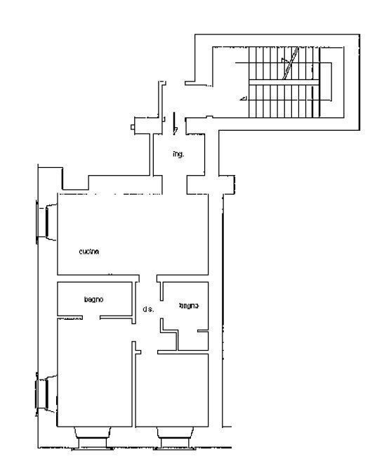 planimetria.jpg - Three-room apartment piazza Garibaldi, Lanciano - floor plans 1