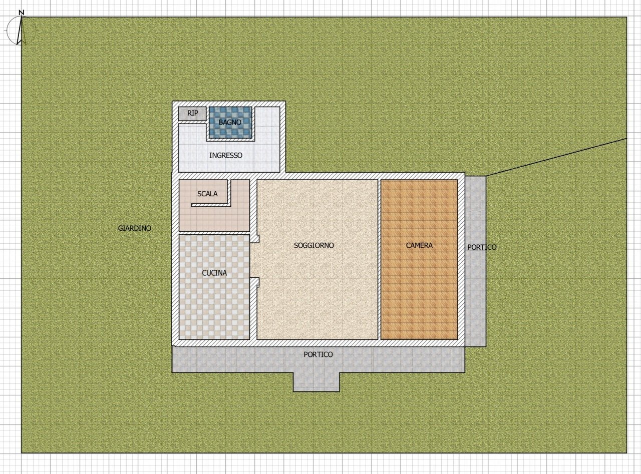 PIANO TERRA jps232.jpg - Rustic via Jacopo da porto sud 232, Modena - floor plans 1